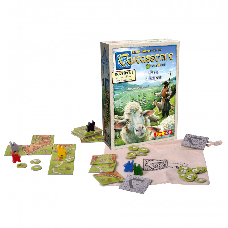 CARCASSONNE: ROZŠÍŘENÍ 9: OVCE A KOPCE