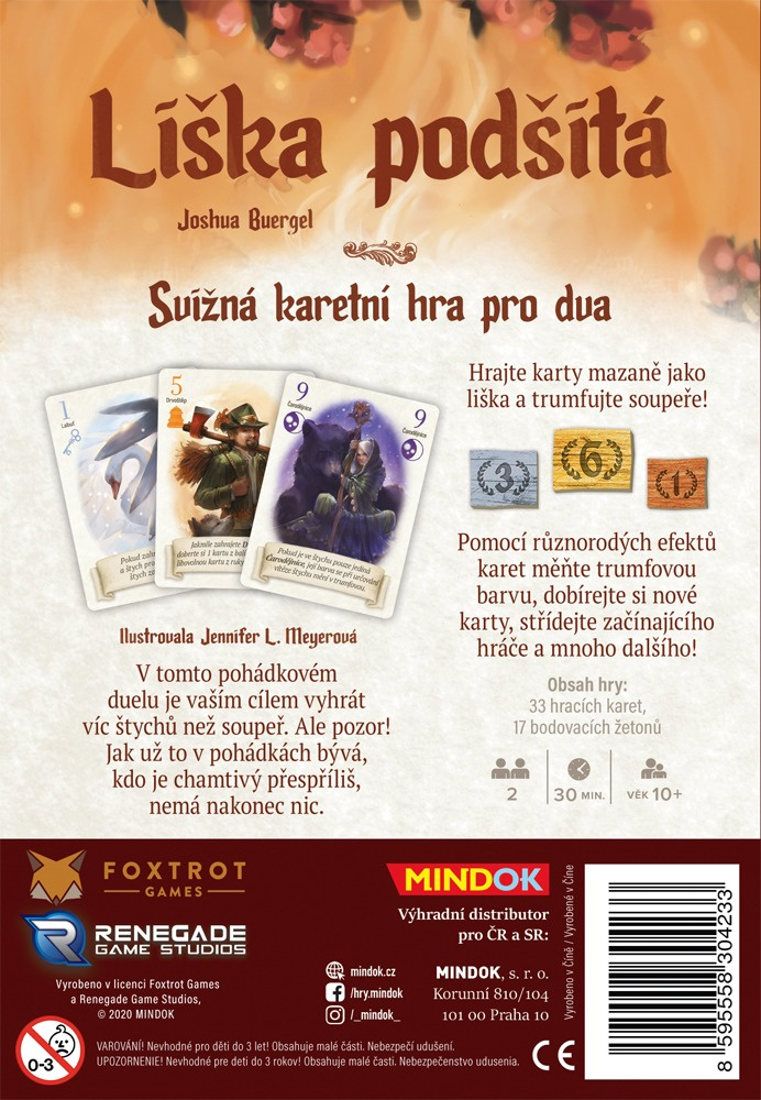 LIŠKA PODŠITÁ - KARETNÍ HRA