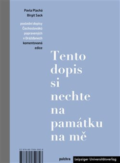 TENTO DOPIS SI NECHTE NA PAMÁTKU NA MĚ