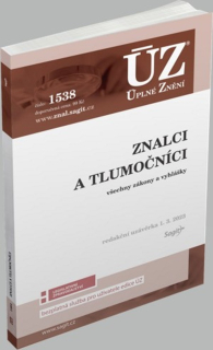 ÚZ 1538 ZNALCI A TLUMOČNÍCI UZÁV. 1. 3. 2023