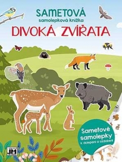 SAMETOVÁ SAMOLEPKOVÁ KNÍŽKA DIVOKÁ ZVÍŘA