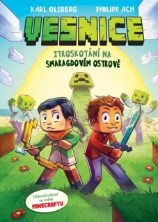 ZTROSKOTÁNÍ NA SMARAGDOVÉM OSTROVĚ 1 VESNICE MINECRAFT