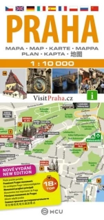 PRAHA - PLÁN MĚSTA 1:10 000
