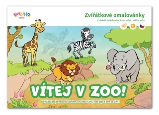 ZVÍŘÁTKOVÉ OMALOVÁNKY / VÍTEJ V ZOO!