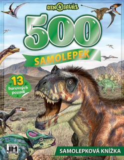 VELKÁ SAMOLEPKOVÁ KNÍŽKA 500 DINOSAUŘI