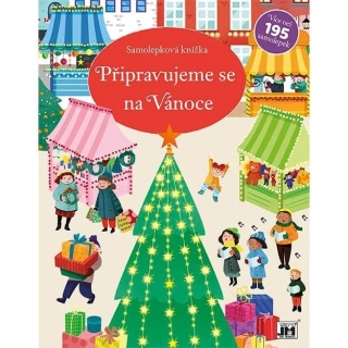 PŘÍPRAVA NA VÁNOCE - SAMOLEPKOVÁ KNÍŽKA