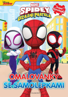 SPIDEY A JEHO ÚŽASNÍ PŘÁTELÉ - OMALOVÁNKY SE SAMOLEPKAMI