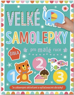 VELKÉ SAMOLEPKY PRO MALÉ RUCE ČÍSLA