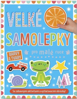 VELKÉ SAMOLEPKY PRO MALÉ RUCE BARVY A TV