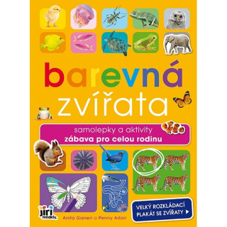 BAREVNÁ ZVÍŘATA - SAMOLEPKY A AKTIVITY Z