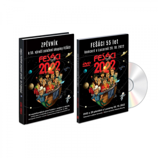 FEŠÁCI 55 LET - ZPĚVNÍK + DVD