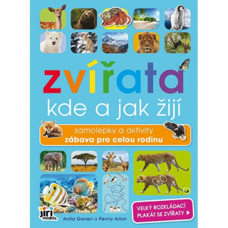 KDE A JAK ŽIJÍ ZVÍŘATA - SAMOLEPKY A AKT