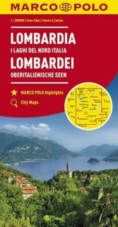 ITÁLIE Č.2 - LOMBARDIE MAPA 1:200T