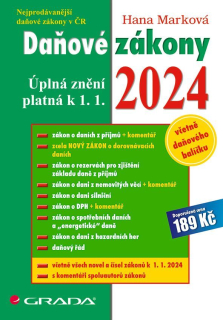 DAŇOVÉ ZÁKONY 2024