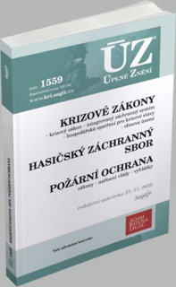ÚZ 1559 KRIZOVÉ ZÁKONY,HZS,POŽÁRNÍ OCHRANA   RED.UZ.27.11.2023