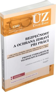 ÚZ 1560 BEZPEČNOST A OCHRANA ZDRAVÍ   ZMĚNY K 1.1.2024