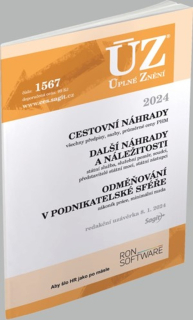 ÚZ 1567 CESTOVNÍ NÁHRADY, ODMĚŇOVÁNÍ... 2024  RED.UZ.8.1.2024