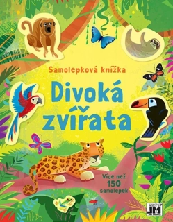 SAMOLEPKOVÁ KNÍŽKA DIVOKÁ ZVÍŘATA