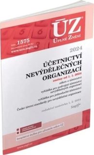ÚZ 1575 ÚČETNICTVÍ NEVÝDĚLEČNÝCH ORGANIZACÍ  K 1.1.2024