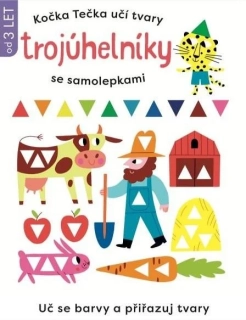 KOČKA TEČKA UČÍ TVARY TROJUHELNÍKY SE SA
