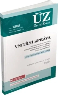 ÚZ 1585 VNITŘNÍ SPRÁVA   ZMĚNY K 1.1.2024