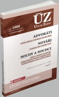 ÚZ 1588 ADVOKÁTI, NOTÁŘI, SOUDCI A SOUDY   RED.UZ.11.3.2024