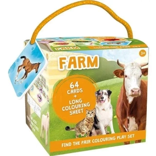 FARMA - PEXESO NA CESTY S OMALOVÁNKAMI