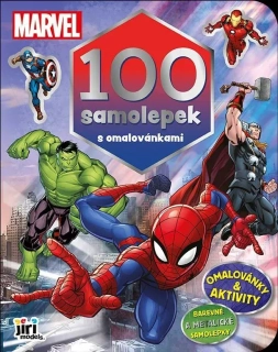 MARVEL - 100 SAMOLEPEK S OMALOVÁNKAMI