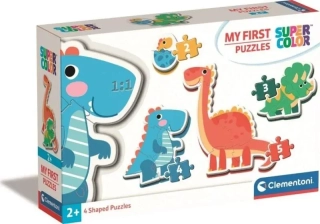 PUZZLE DINOSAUŘI/4V1 (2,3,4,5 DÍLKŮ)