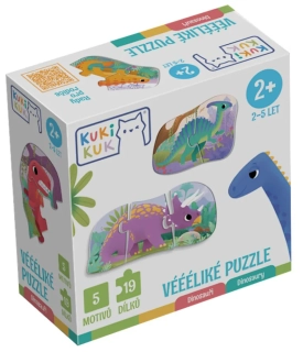 KUKIKUK VÉÉÉLIKÉ PUZZLE DINOSAUŘI