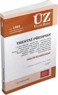 ÚZ 1592 TRESTNÍ PŘEDPISY RED. UZ. 15. 4. 2024