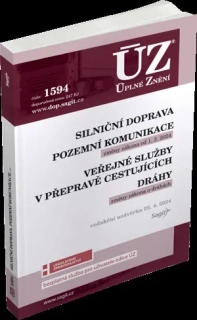 ÚZ 1594 SILNIČNÍ DOPRAVA, POZEM. KOM. RED. UZ. 22.4.2024