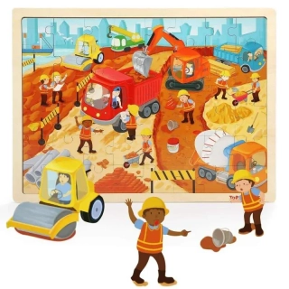 PUZZLE STAVBA, DŘEVĚNÉ