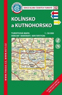 KČT 42 KOLÍNSKO A KUTNOHORSKO 1:50 000 T