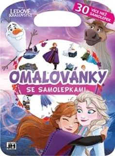 LEDOVÉ KRÁLOVSTVÍ - OMALOVÁNKY SE SAMOLEPKAMI