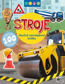 NAUČNÁ SAMOLEPKOVÁ KNÍŽKA STROJE