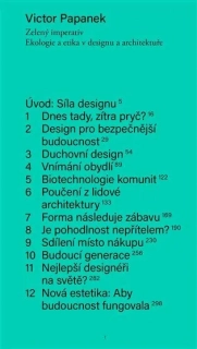 ZELENÝ IMPERATIV   EKOLOGIE A ETIKA V DESIGNU A ARCHITEKTUŘE