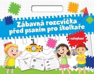 ZÁBAVNÁ ROZCVIČKA PŘED PSANÍM PRO ŠKOLKAŘE S NÁLEPKAMI