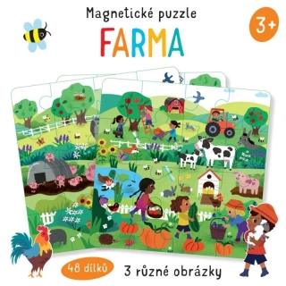 MAGNETICKÉ PUZZLE FARMA