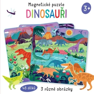 MAGNETICKÉ PUZZLE DINOSAUŘI