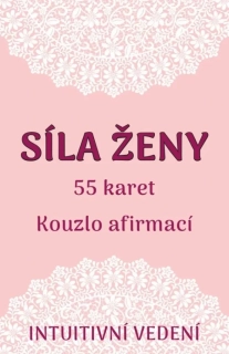 SÍLA ŽENY (55 KARET + VÝKLADOVÁ KNIHA)