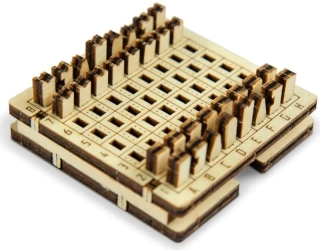 WOODEN HRA 3D MINI ŠACHY