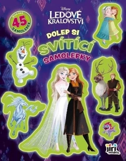 DOLEP SI SVÍTÍCÍ SAMOLEPKY LEDOVÉ KRÁLOVSTVÍ