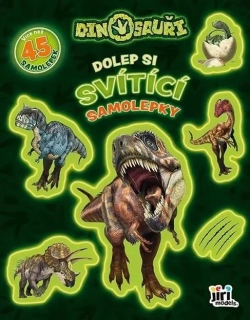DOLEP SI SVÍTÍCÍ SAMOLEPKY DINOSAUŘI