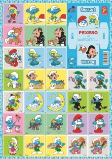 ŠMOULOVÉ - PEXESO V KRABIČCE