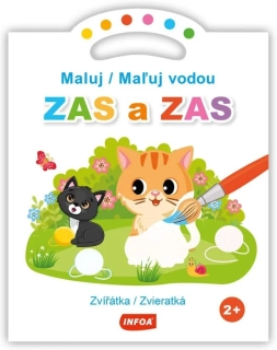MALUJ / MAĽUJ VODOU ZAS A ZAS ZVÍŘÁTKA /