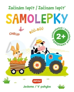 ZAČÍNÁM LEPIT SAMOLEPKY - JEDEME