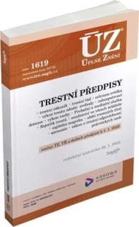 ÚZ 1619 TRESTNÍ PŘEDPISY    ZMĚNY K 1.1.2025