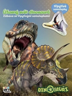 DINOSAUŘI - ZÁBAVA SE TŘPYTIVÝMI SAMOLEPKAMI