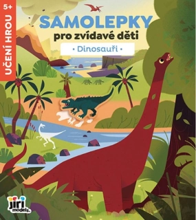 SAMOLEPKY PRO ZVÍDAVÉ DĚTI DINOSAUŘI